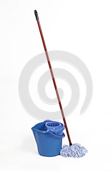 Mop with a white background