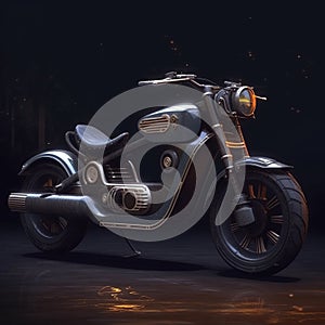 moped themed after the evil empire from star wars
