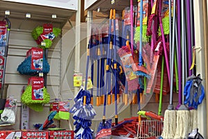 Mops in the hardware store