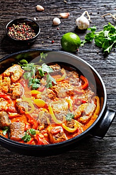 Moqueca baiana - brazilian fish stew with lime