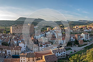 Mora de Rubielos Castle in Teruel Spain Gudar Sierra photo