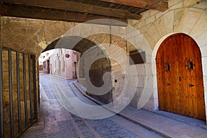 Mora de Rubielos in Teruel Aragon stonewall village photo
