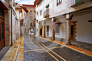 Mora de Rubielos village in Teruel Spain