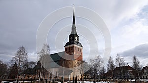 Mora Parish church in Dalarna in Sweden