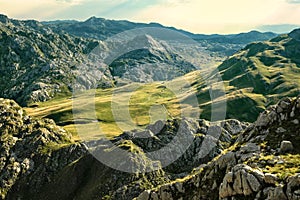 Moraca Mountains in Montenegro