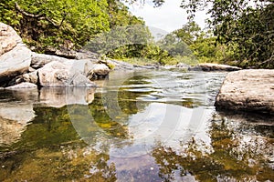 Morada do Sol waterfall in chapada do veadeiros