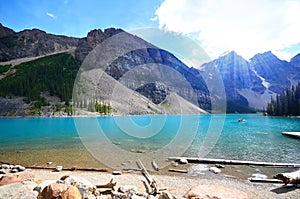 Moraine lake in Banff National Park