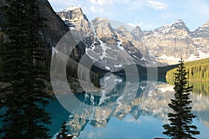 Moraine lake in Banff National Park, Alberta, Canada