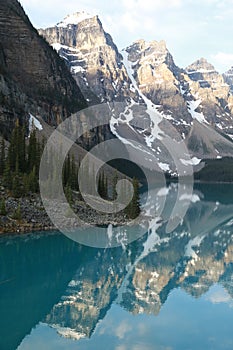 Moraine lake in Banff National Park, Alberta, Canada