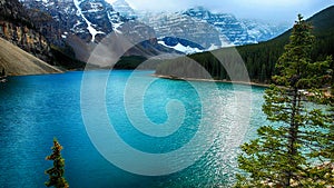 Moraine Lake, Banff National Park, Alberta, Canada, Valley of the Ten Peaks, Beautiful Landscape