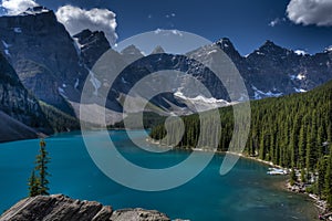 Moraine lake, Banff National Park, Canada photo
