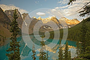 Moraine Lake in the Canadian Rockies photo