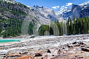 Moraine Lake and Mount Babel, Alberta, Canada