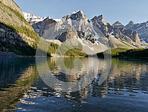Moraine Lake reflection - Alberta, Canada