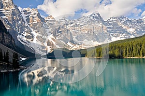 Moraine Lake, Rocky Mountains, Canada photo