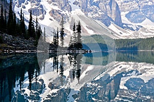 Moraine Lake, Rocky Mountains, Canada photo