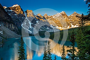 Moraine Lake at Sunrise, Banff National Park, Canada