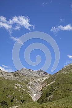 Moraine of a vanished glacier