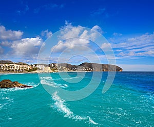 Moraira beach castle and village in Alicante