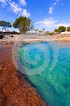 Moraira Cala Andrago beach in Teulada Alicante