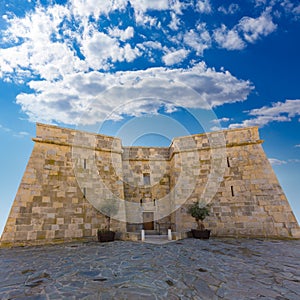 Moraira Castle in teulada beach at Alicante