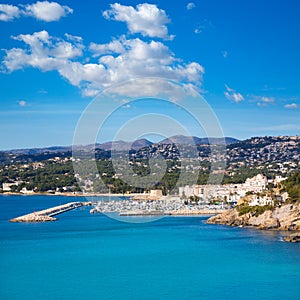 Moraira Teulada marina port in Alicante