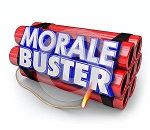 Morale Buster Dynamite Bomb Bad Motivation Discouragement photo
