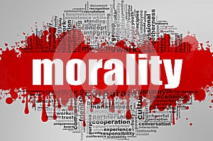 Morality word cloud