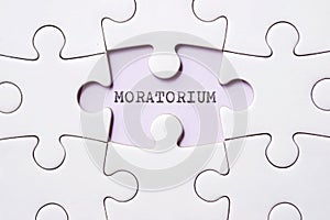 Moratorium concept view