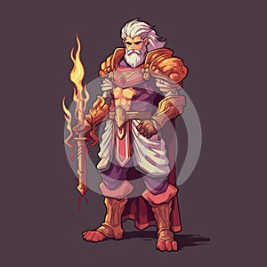 Morax 16-bit Fire Emblem Style Artwork Creation Challenge photo