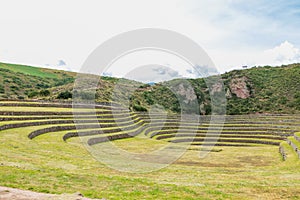 Moray, archaeological site located in the sacred valley of Cusco.