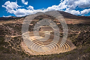 Moray, an archaeological site near Cusco, Peru