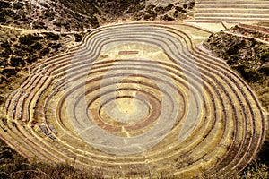 Moray, Inca`s coltivation site, Peru photo