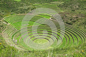 Moray Ruin in Cusco, Peru