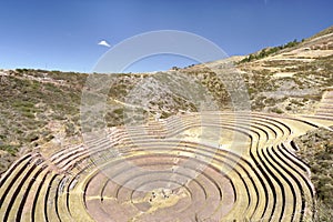 Moray Ruins Sacred Valley Peru.