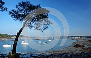 Morbihan gulf in Brittany coast