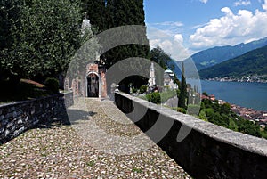 Morcote Cemetery in Switzerland