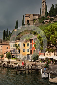 Morcote, Tessin, Switzerland. Lake Lugano, Switzerland