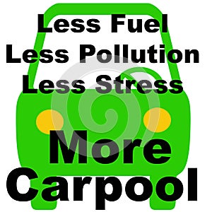 Less is more carpool