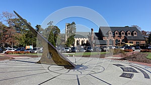 Morehead Planetarium Sundial in Chapel Hill, North Carolina