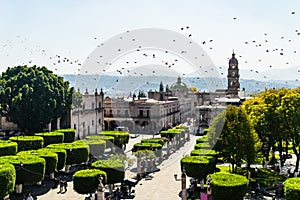 Morelia town square