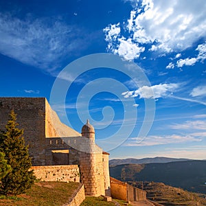 Morella in castellon Maestrazgo castle fort