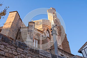 Morella in Maestrazgo castellon church details photo