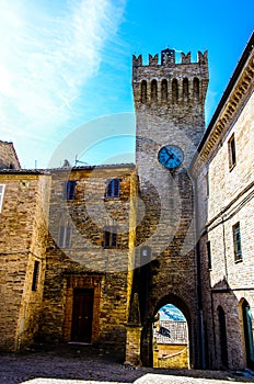 Moresco, medieval village in the Marches