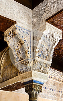 Moresque ornaments from Alhambra photo