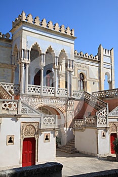 Moresque Palazzo Sticchi in Santa Cesarea Terme, Italy photo
