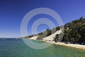 Moreton Island beach scene