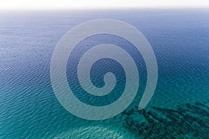 Moreton Island, Queensland, Australia from above