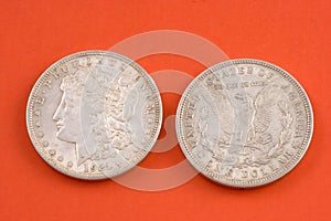 Morgan silver dollar