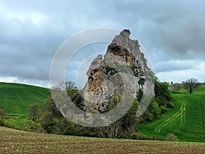 the Morgia of Pietravalle in Salcito in Molise